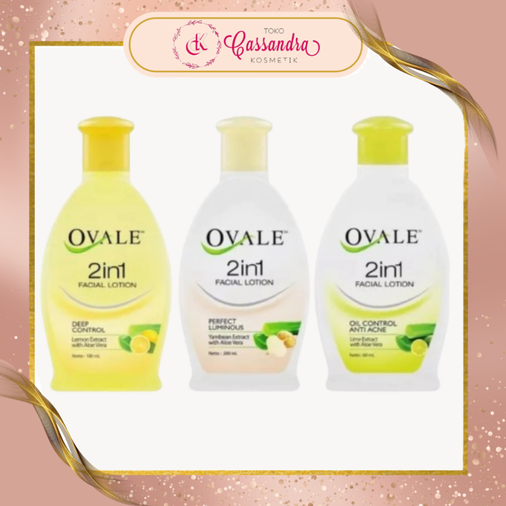 OVALE FACE LOTION 100 ML ALL VARIANT