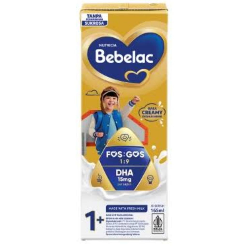 susu bebelac UHT 1+ 165ML