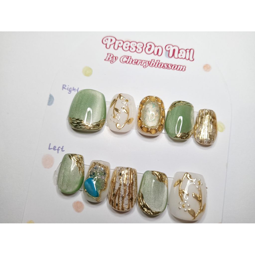 Sage Green Nails