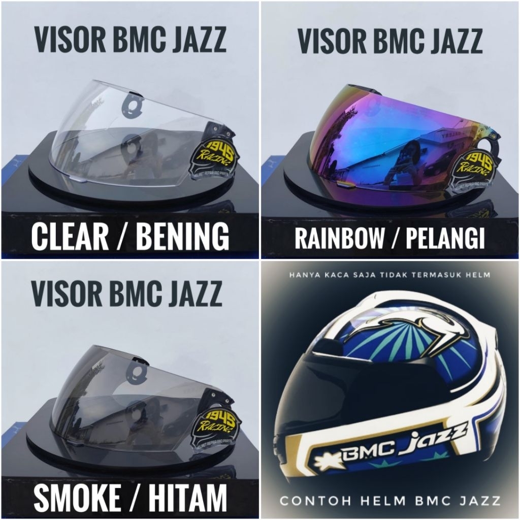 VISOR KACA HELM BMC JAZZ