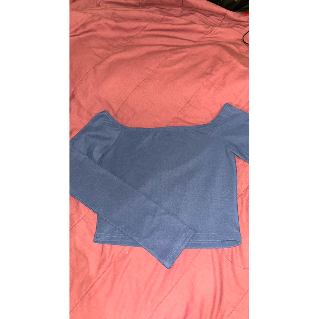 Blue Off Shoulder