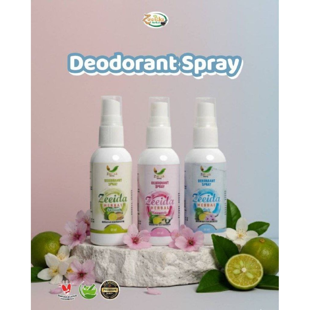 Deodorant spray zeeida deospray