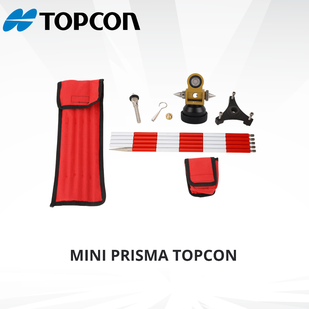 Mini Prisma Topcon / Prisma Mini Topcon Include Mini Pole & Mini Tribrach