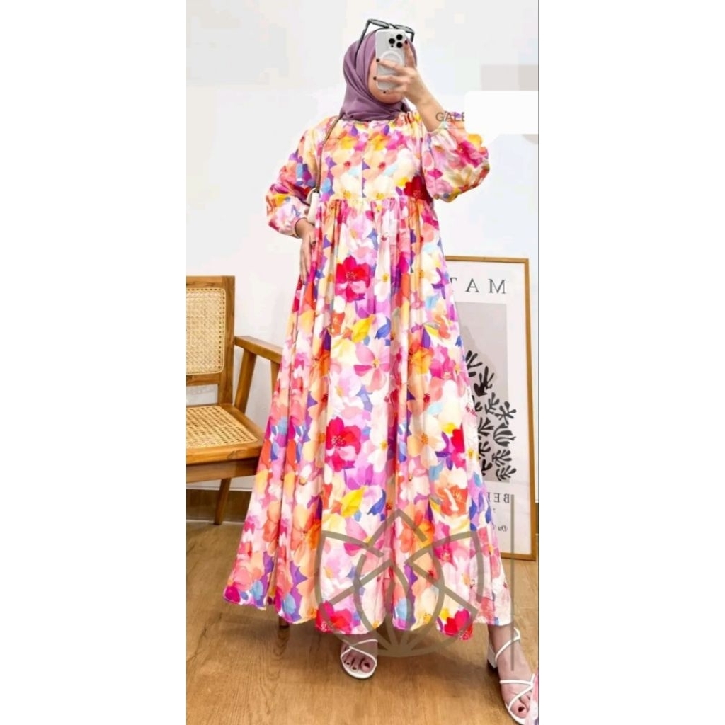 Dress bunga merona