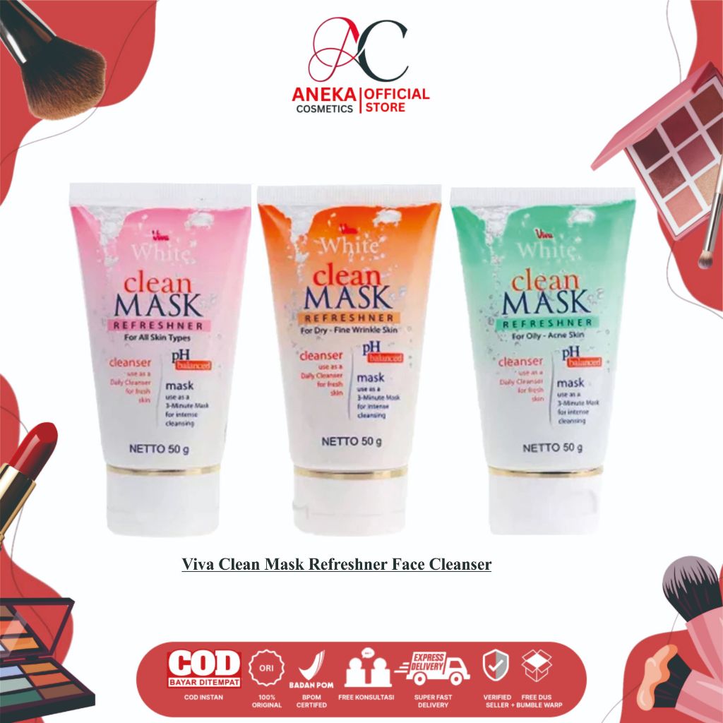 VIVA Clean Mask Refreshner Face Cleanser 50gr