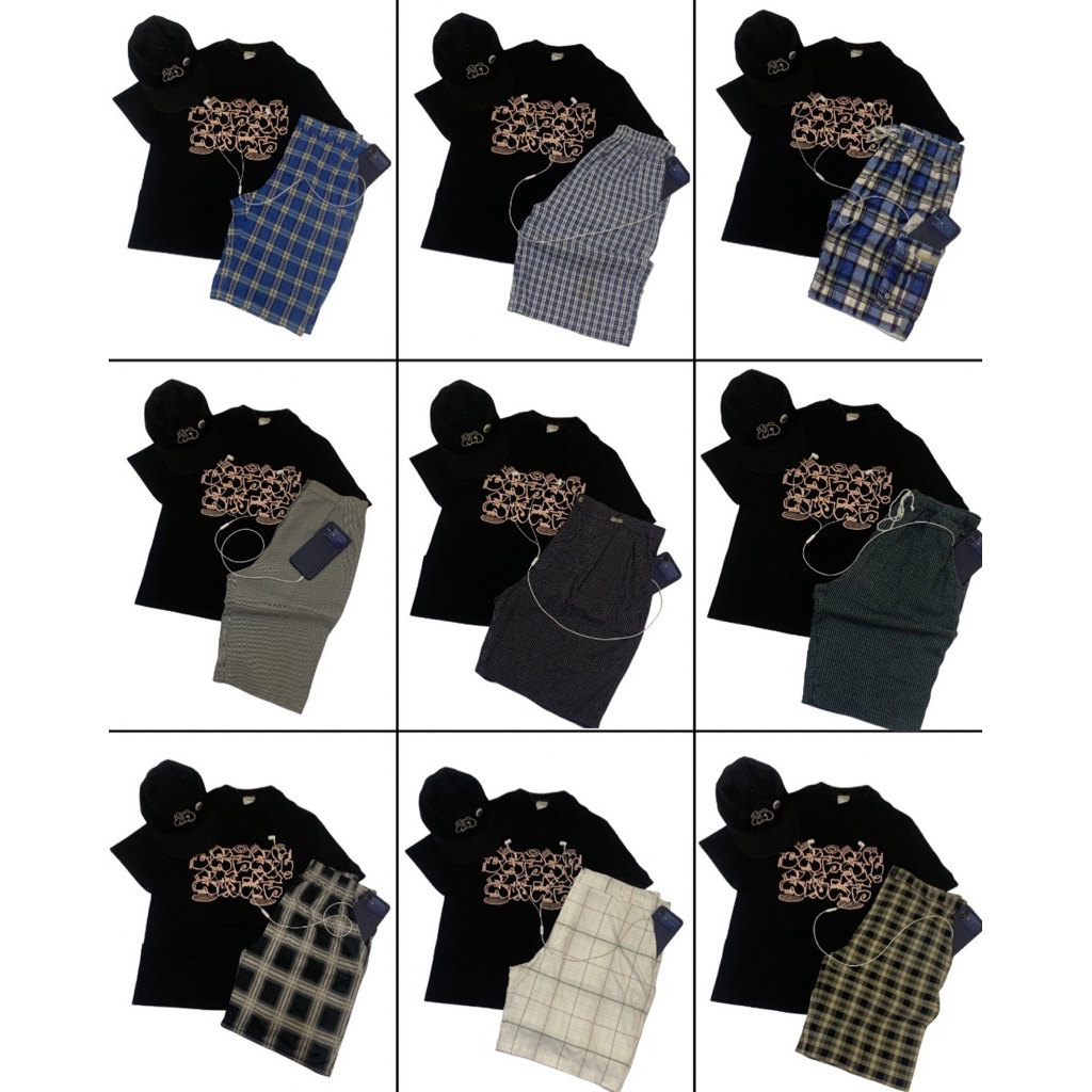 DROP PLAID SHORT PANTS
