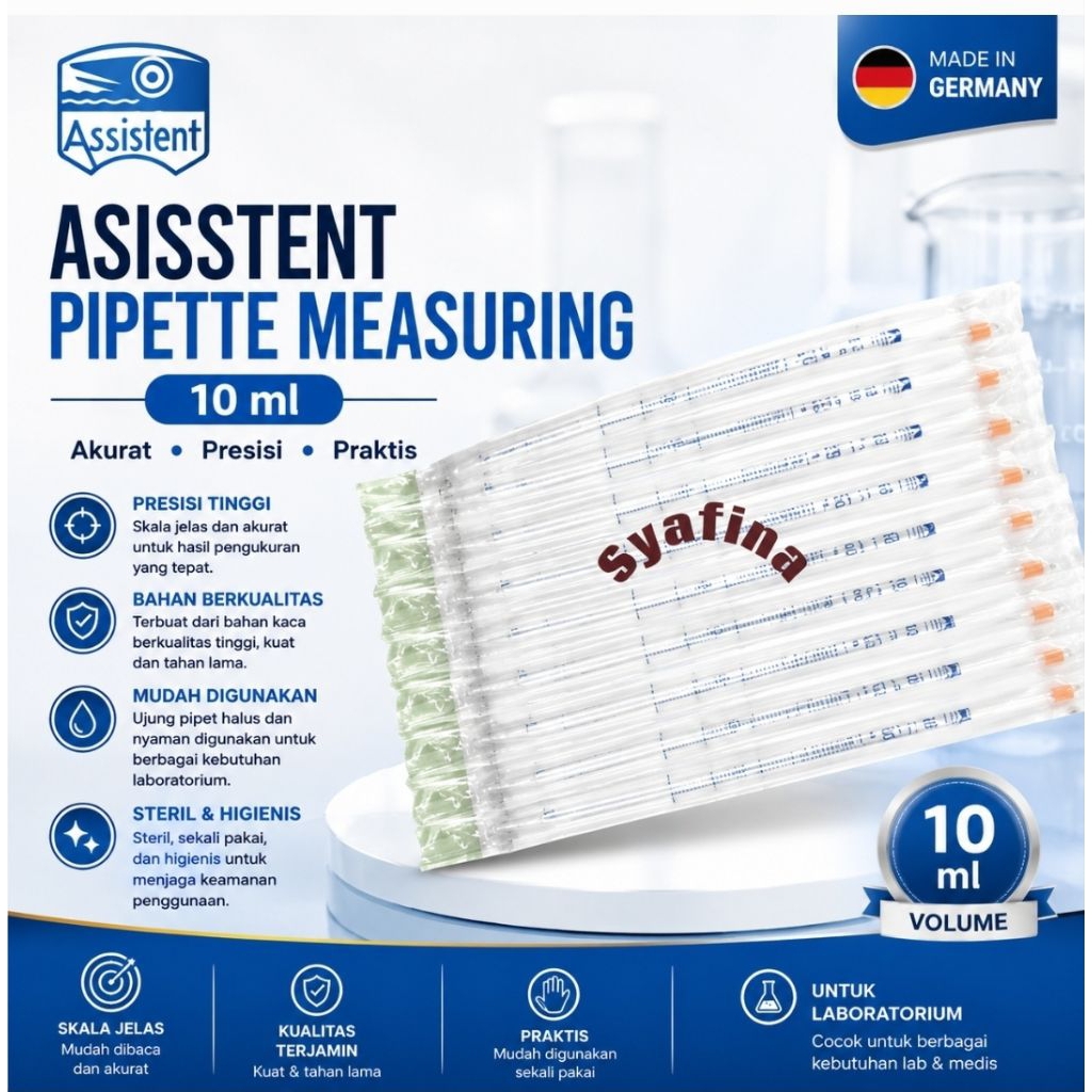 Asisstent Pipette Measuring 10ml