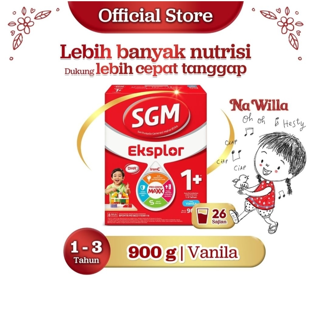 SGM Eksplor 1+ Vanilla 900gr