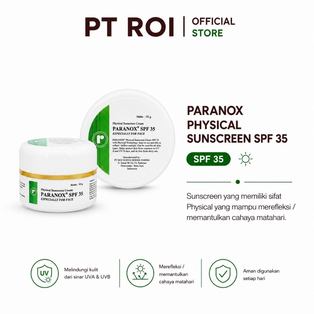 ROI - Paranox Physical Sunscreen SPF35