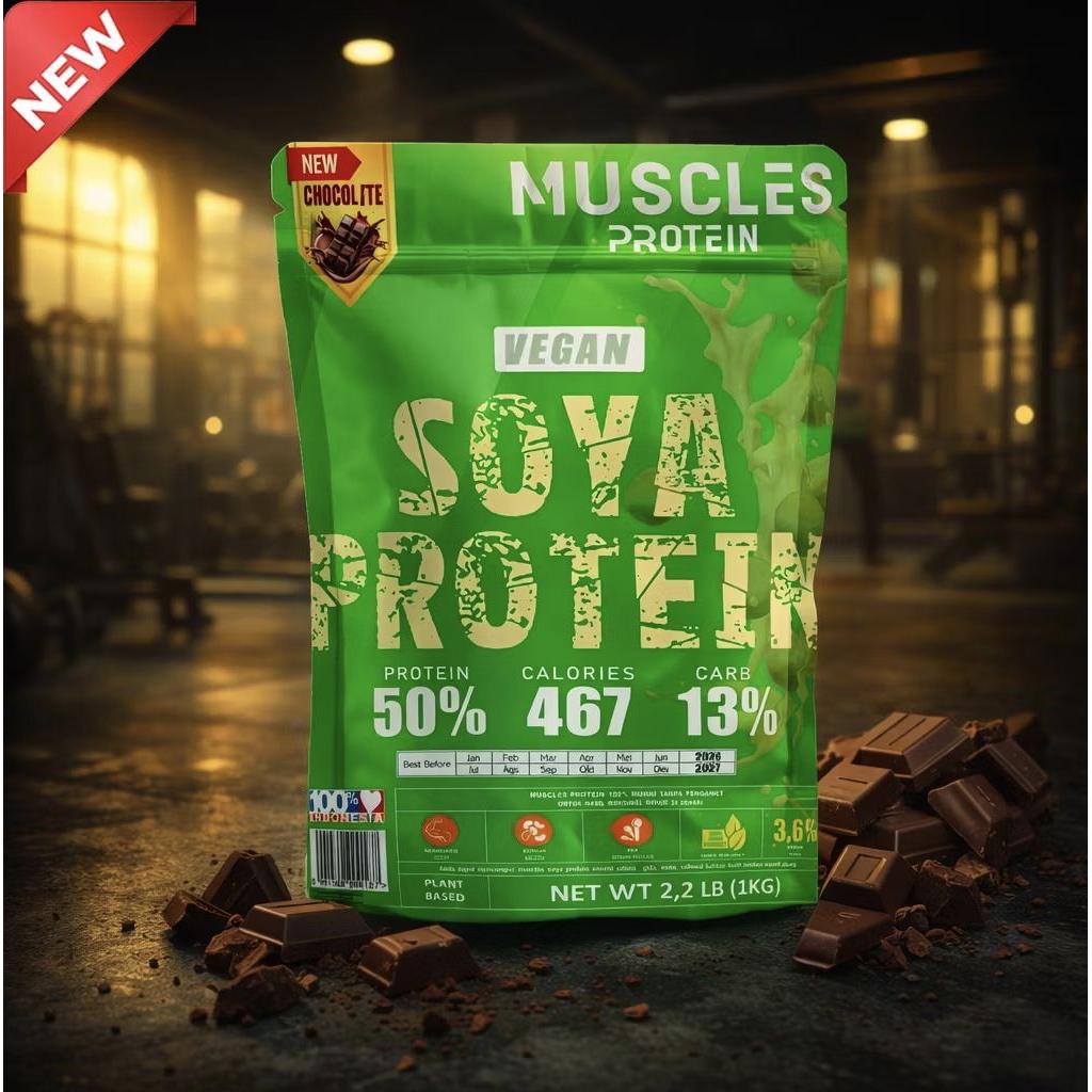 muscles protein coklat