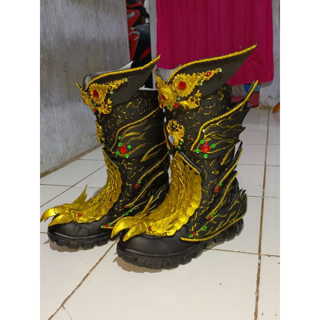 SEPATU CUSTOM TEMA NAGA BISA REQUEST YA