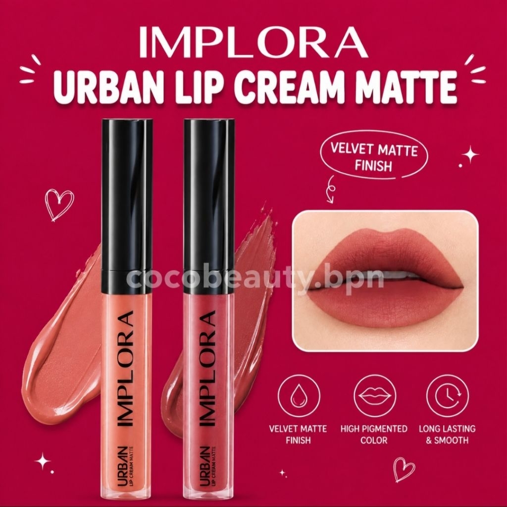 implora urban lip cream matte