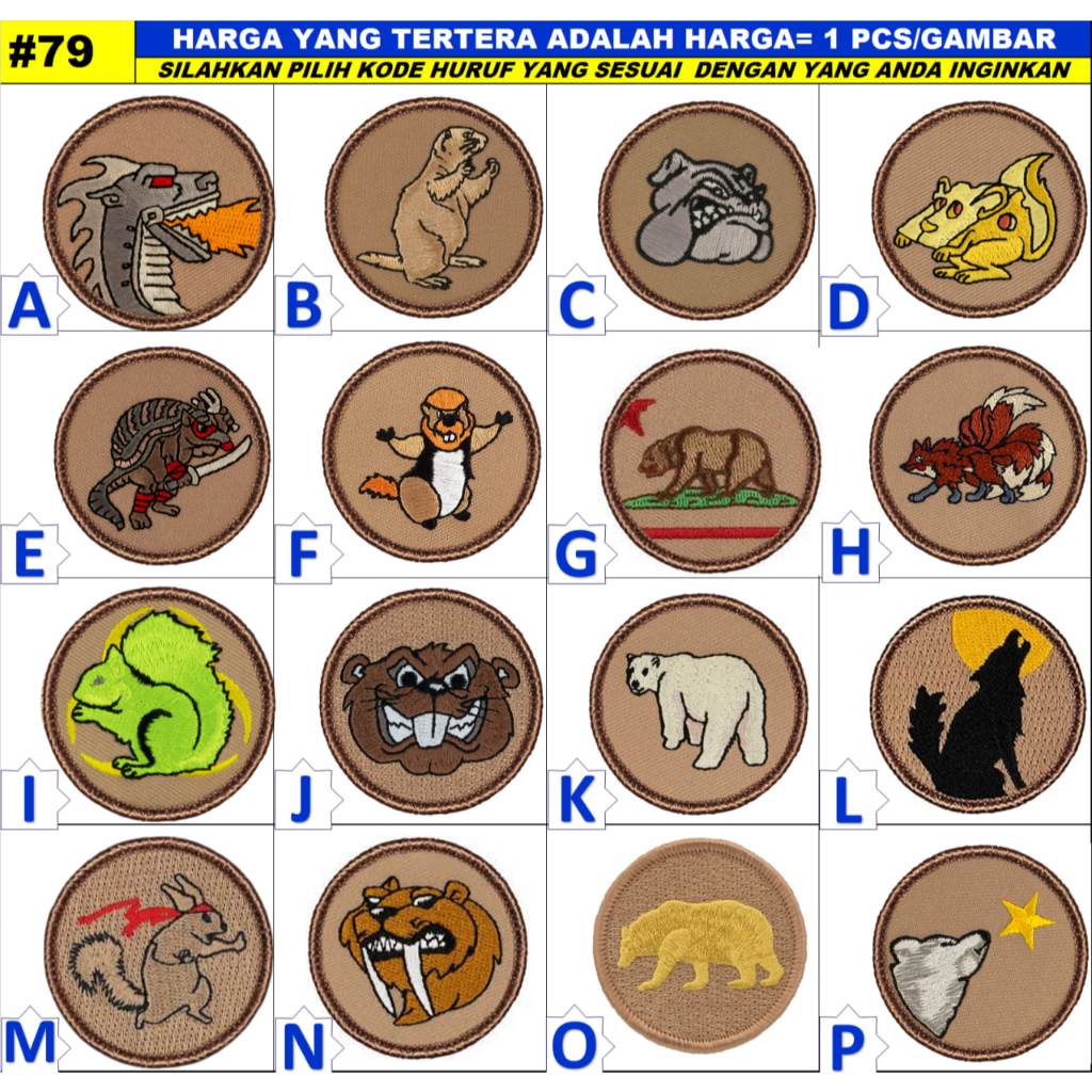 FISHING PATCH BORDIR EMBROIDERY BY V-PATCH #79