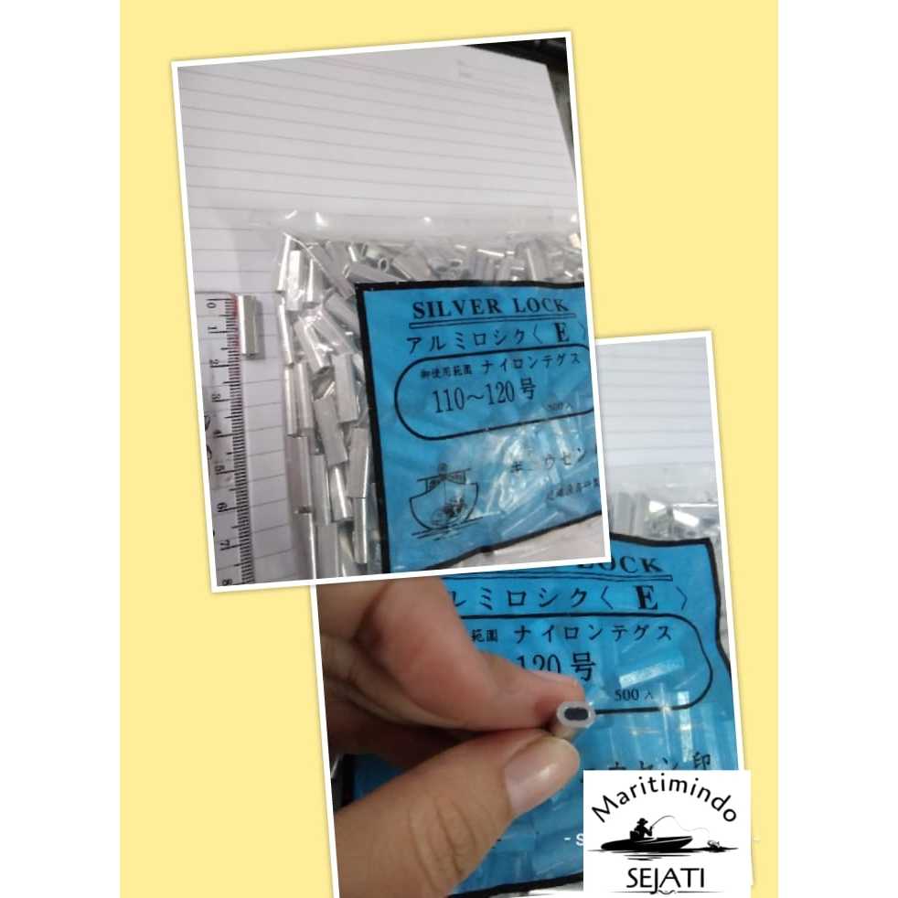 SILVER LOCK E 1 BUNGKUS ISI 500 PCS