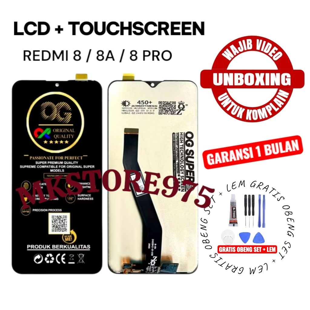 LCD Fullset Redmi 8 / 8A / 8 Pro LCD + Touchscreen