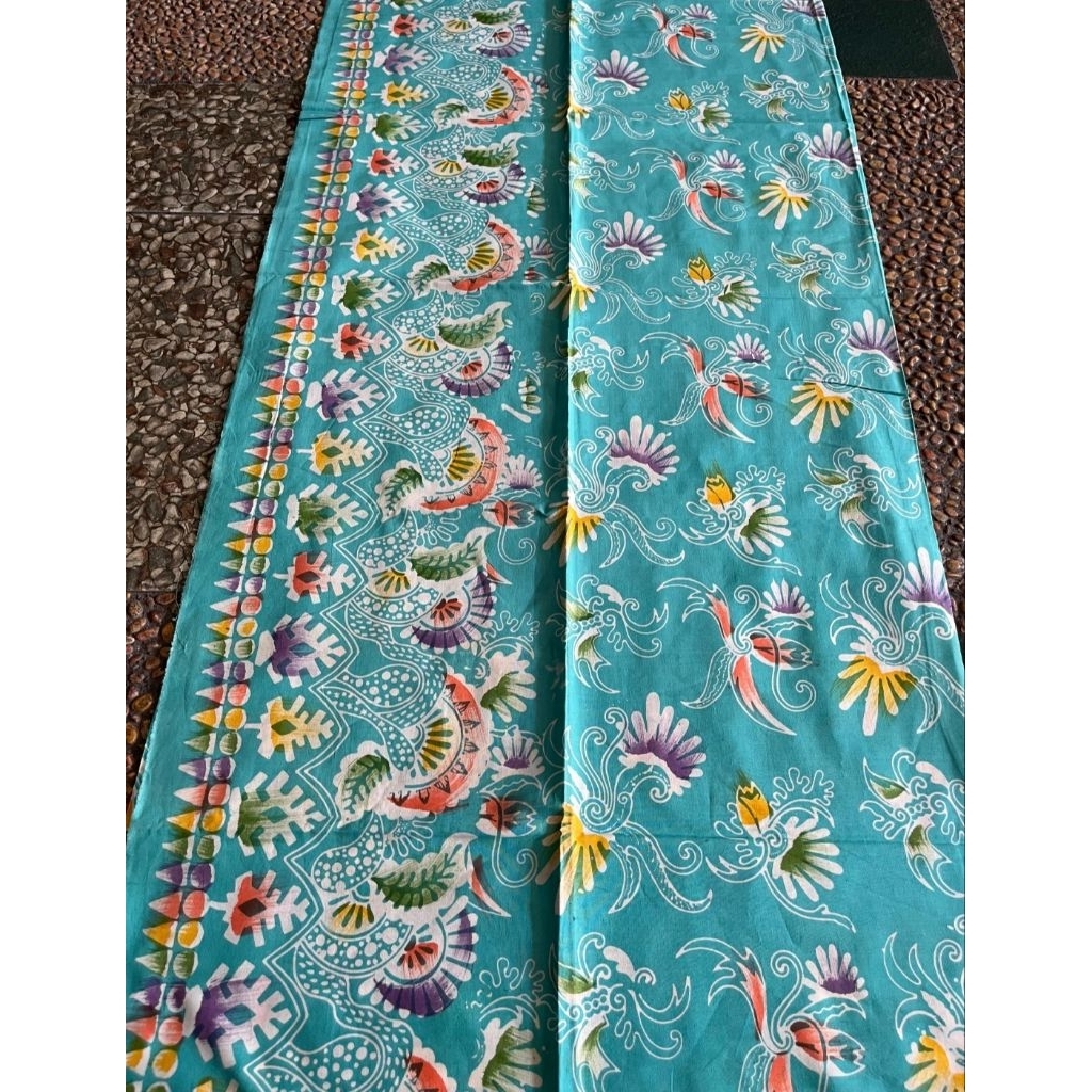 Kain Batik Cap Katun Premium Motif Bunga