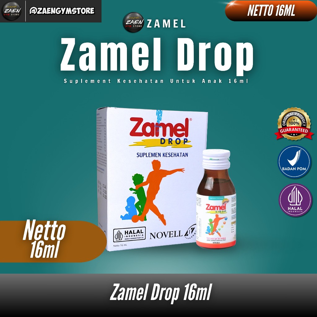 ZAMEL DROP 16 ML SUPLEMEN KESEHATAN ANAK