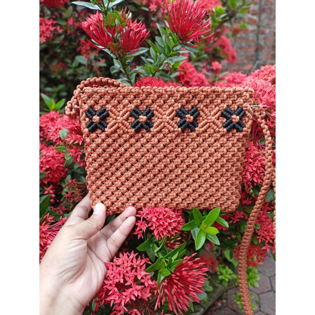 tas macrame variasi melati