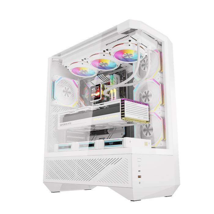 darkFlash DY460 White ATX PC Case