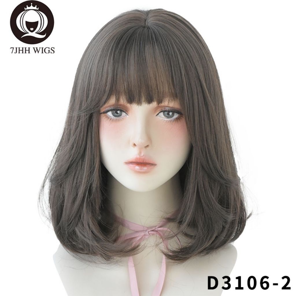 wig bob poni depan wig bob pendek