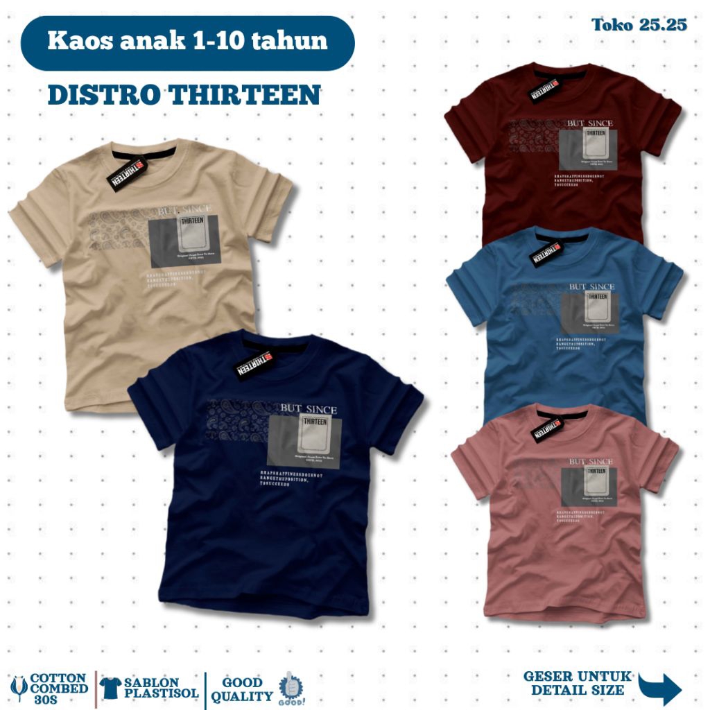 kaos distro anak