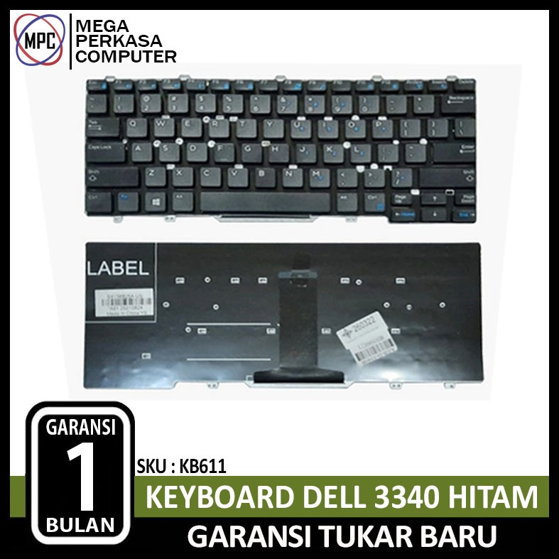 KEYBOARD DELL LATITUDE 3340 3350 E3340 E5450 E5480 E7470 E7480