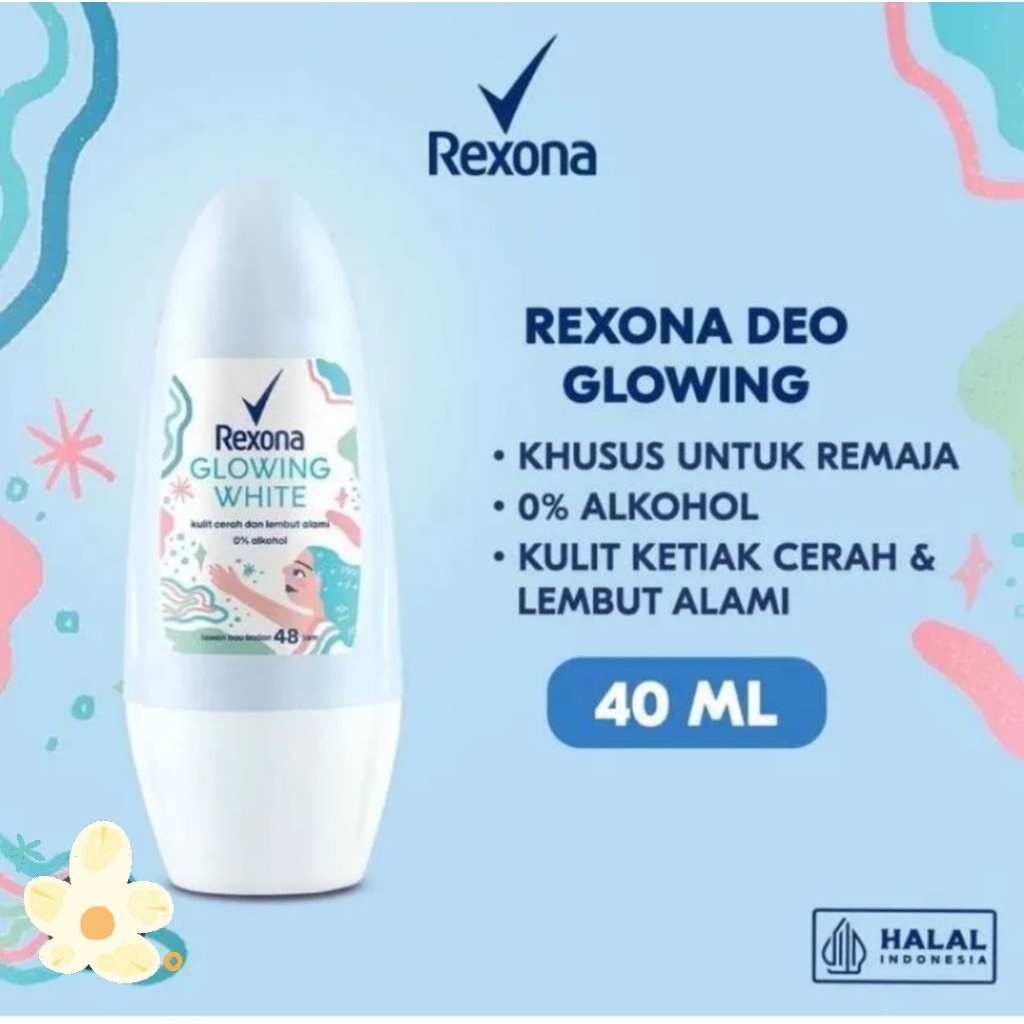 REXONA GLOWING WHITE 40 ML
