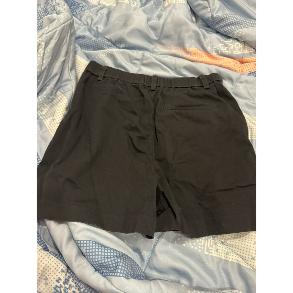 Black Casual Short
