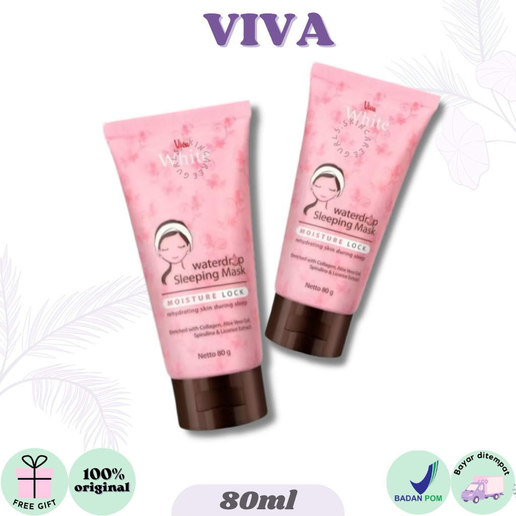 VIVA White Waterdrop Sleeping Mask 80gr