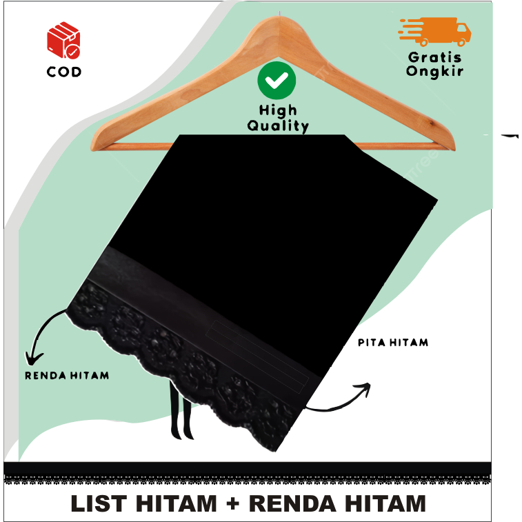 COD Ready Stok Jilbab silat Premium