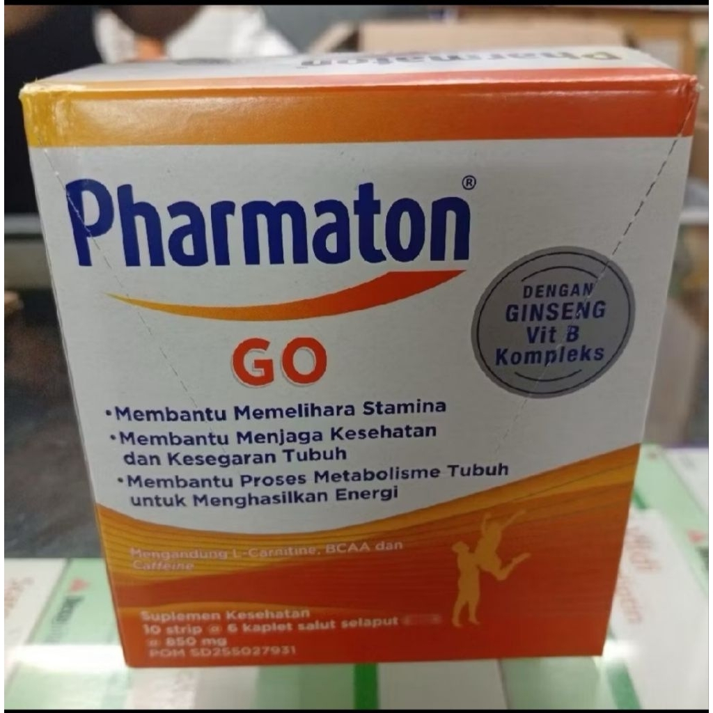 pharmaton go//2027//perbox isi 60 tablet