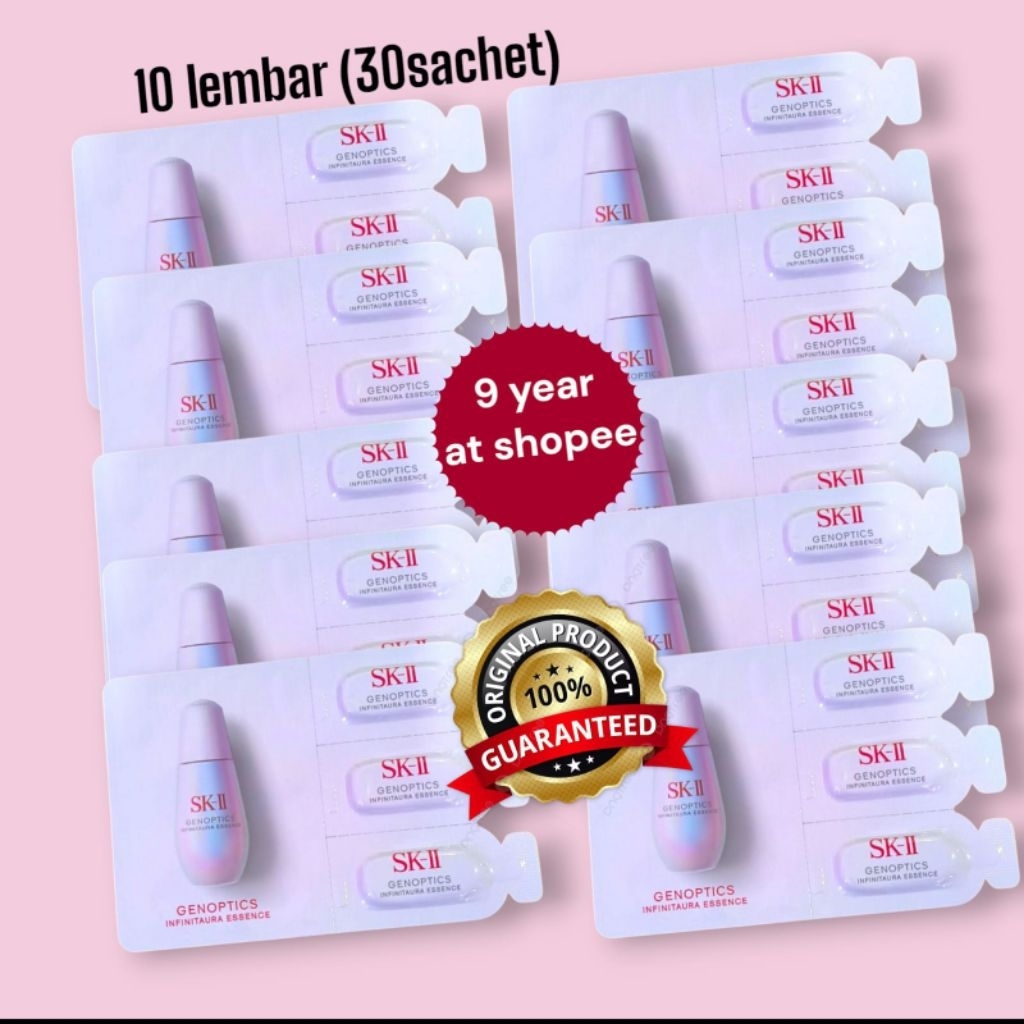 10 lembar Infinitaura serum glowing