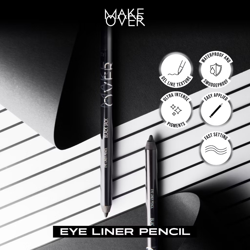 MAKE OVER EYELINER PENCIL BLACK JACK