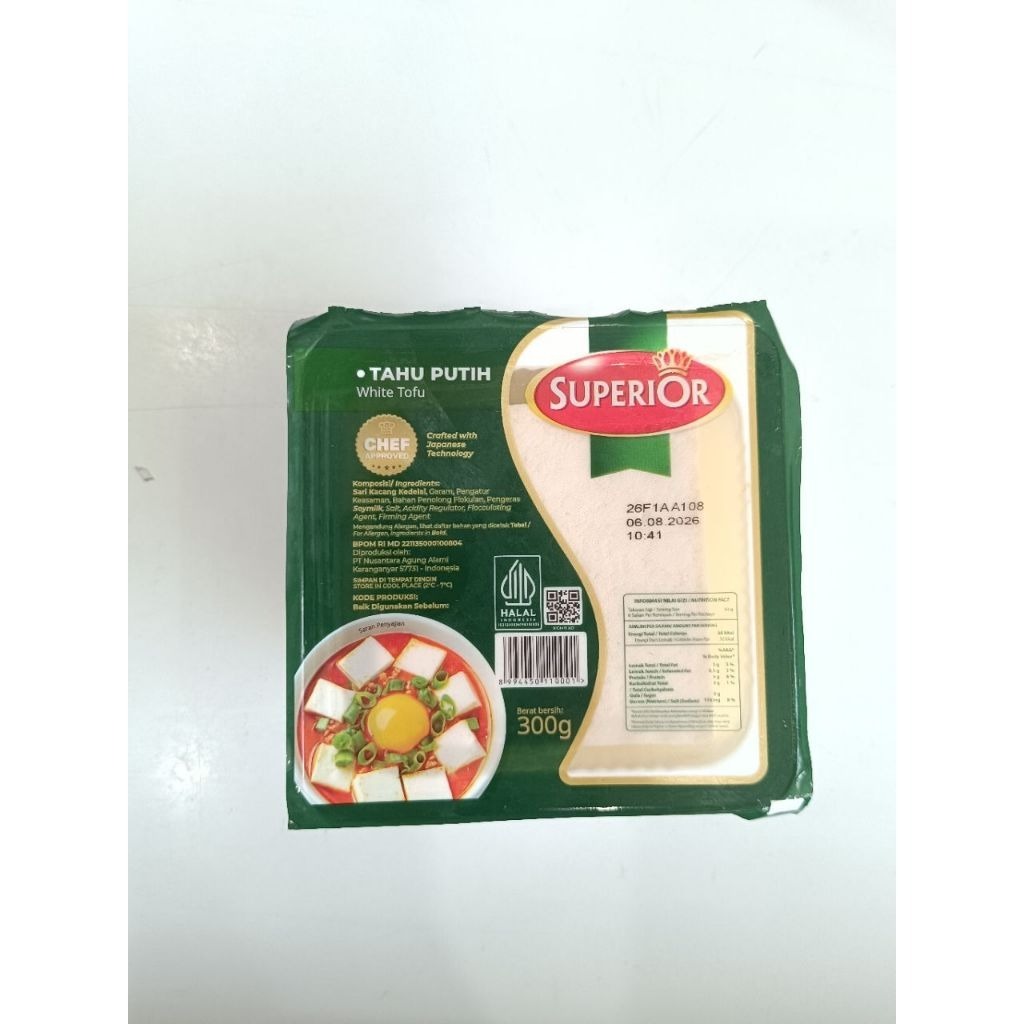 SUPERIOR Tahu Putih 300 GR