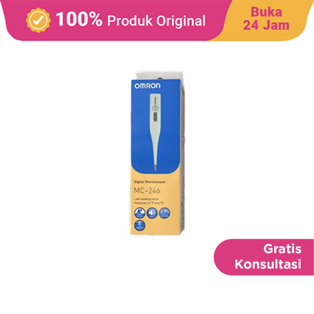 Omron Digital Thermometer Mc-246