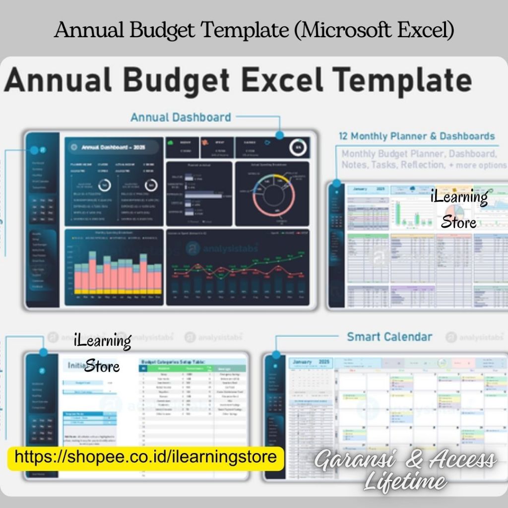 [PS69] Template Excel Annual Budget