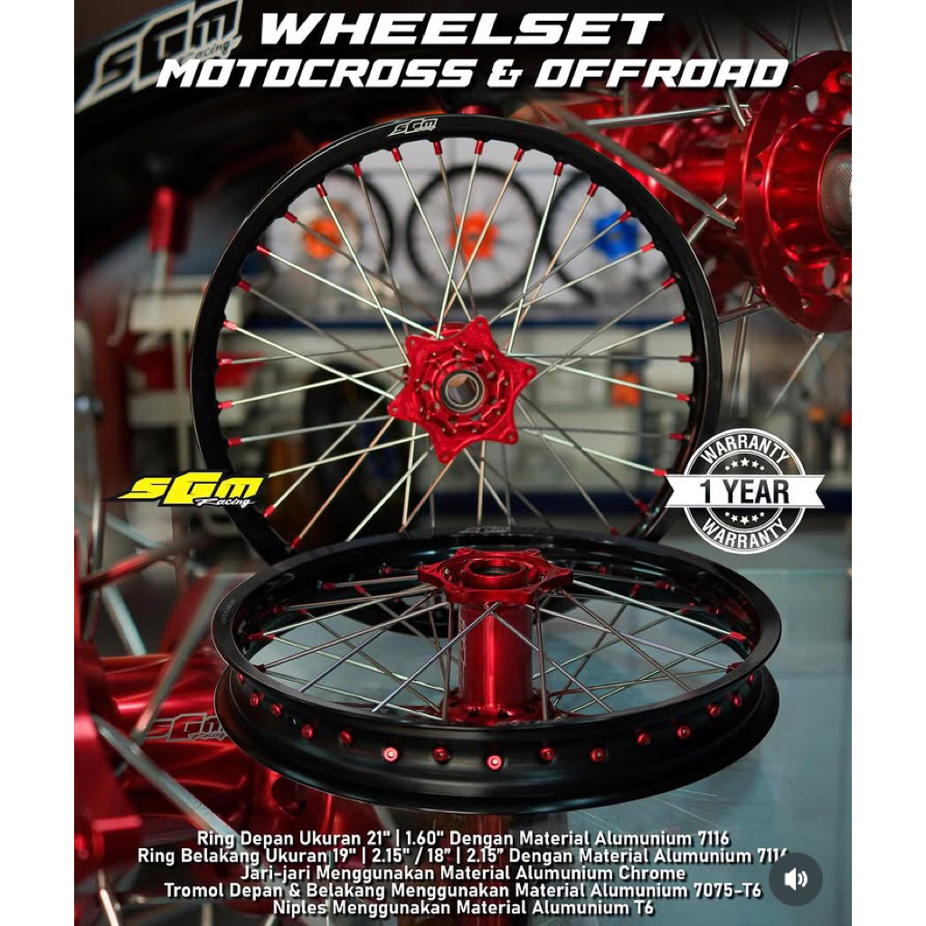 wheelset motocross & offroad