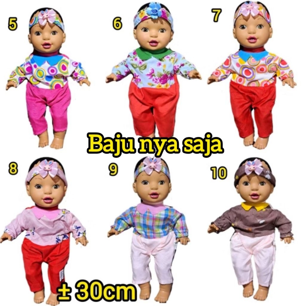 Baju khusus boneka coklat