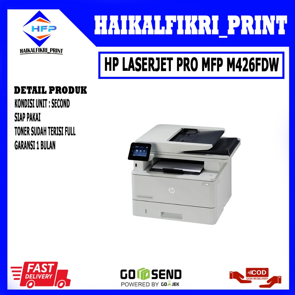 printer hp laserjet pro mfp m426fdw duplex wirelless