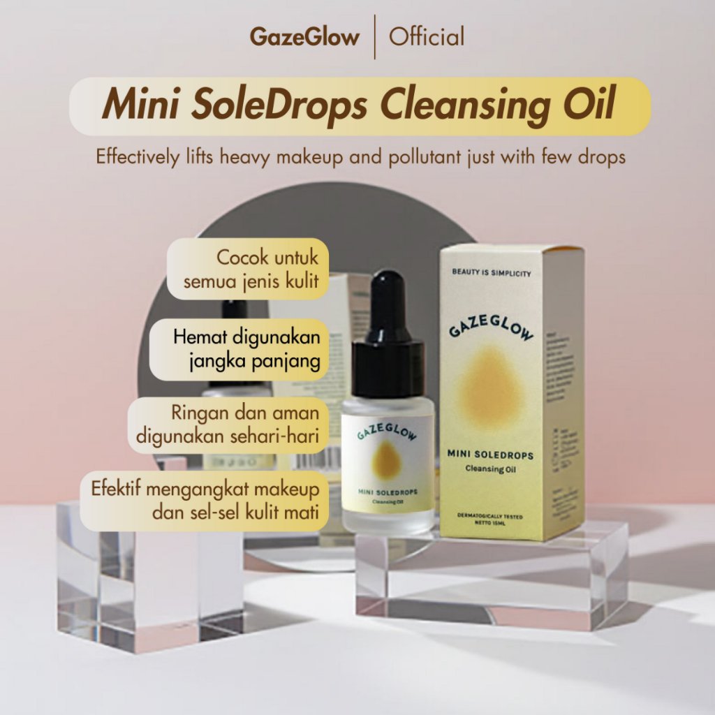 Mini SoleDrops Cleansing Oil - GazeGlow