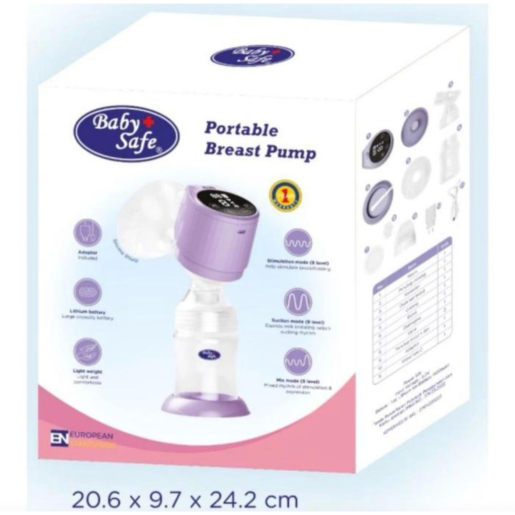 Pompa asi babysafe breastpump portable secondhand