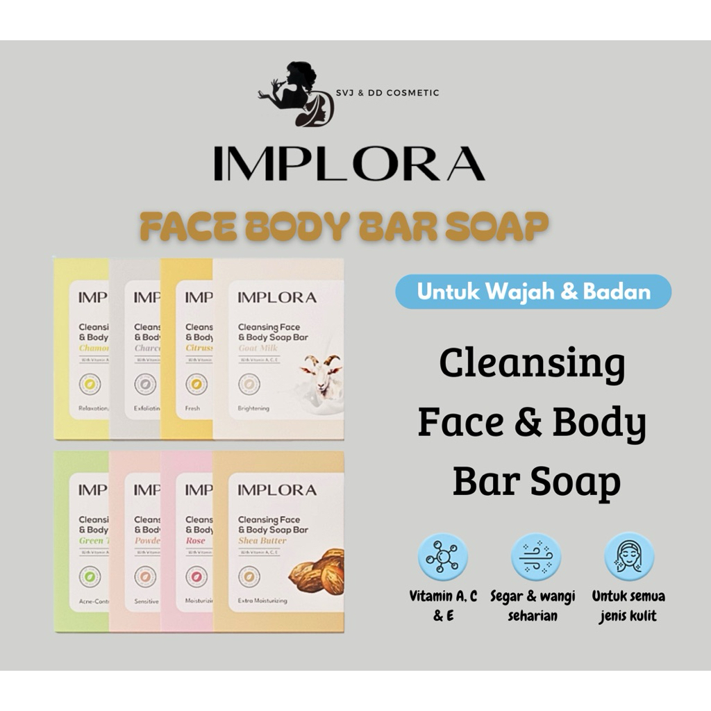 Implora Face Body Bar 60g