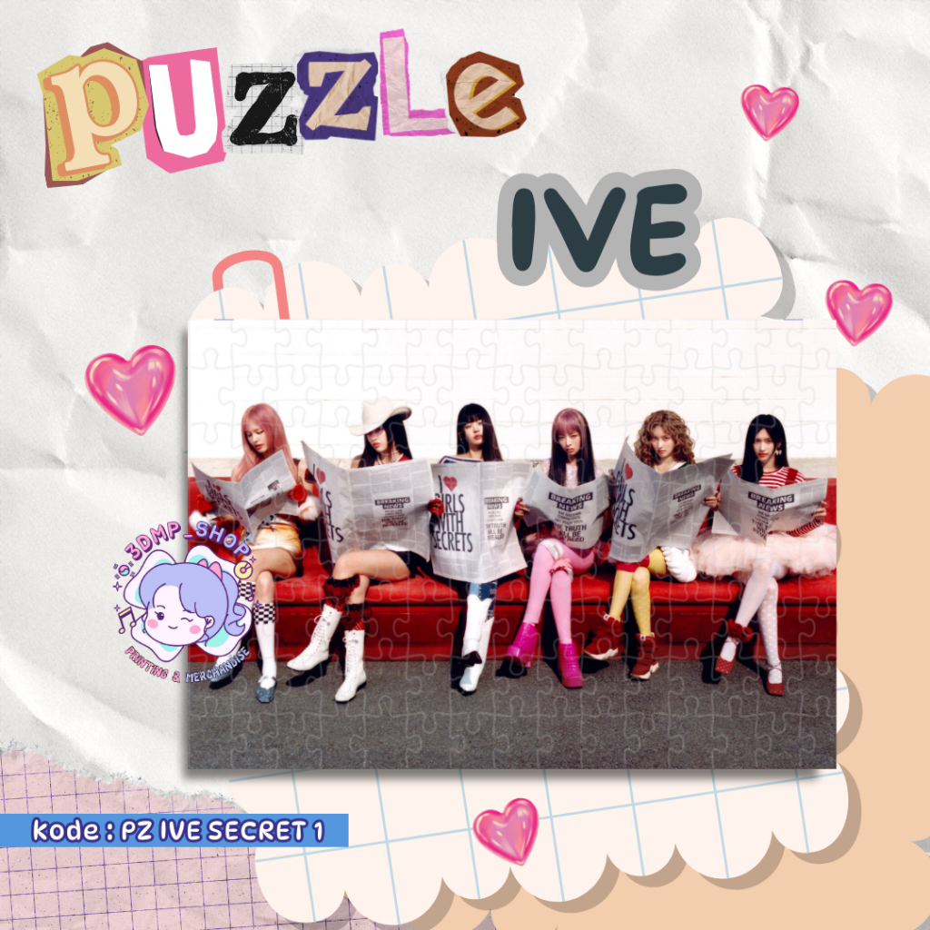 PUZZLE A5 A4 KPOP IVE