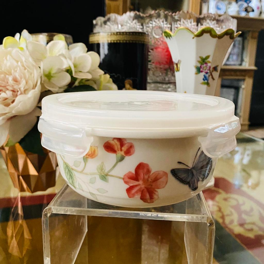 Lenox Butterfly Meadow Rectangular - Sqaure Container Tutup Cantik