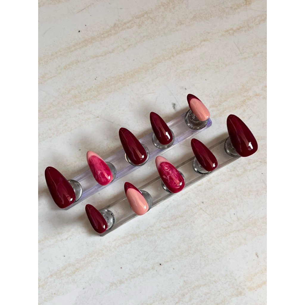 Red Velvet Press On nails
