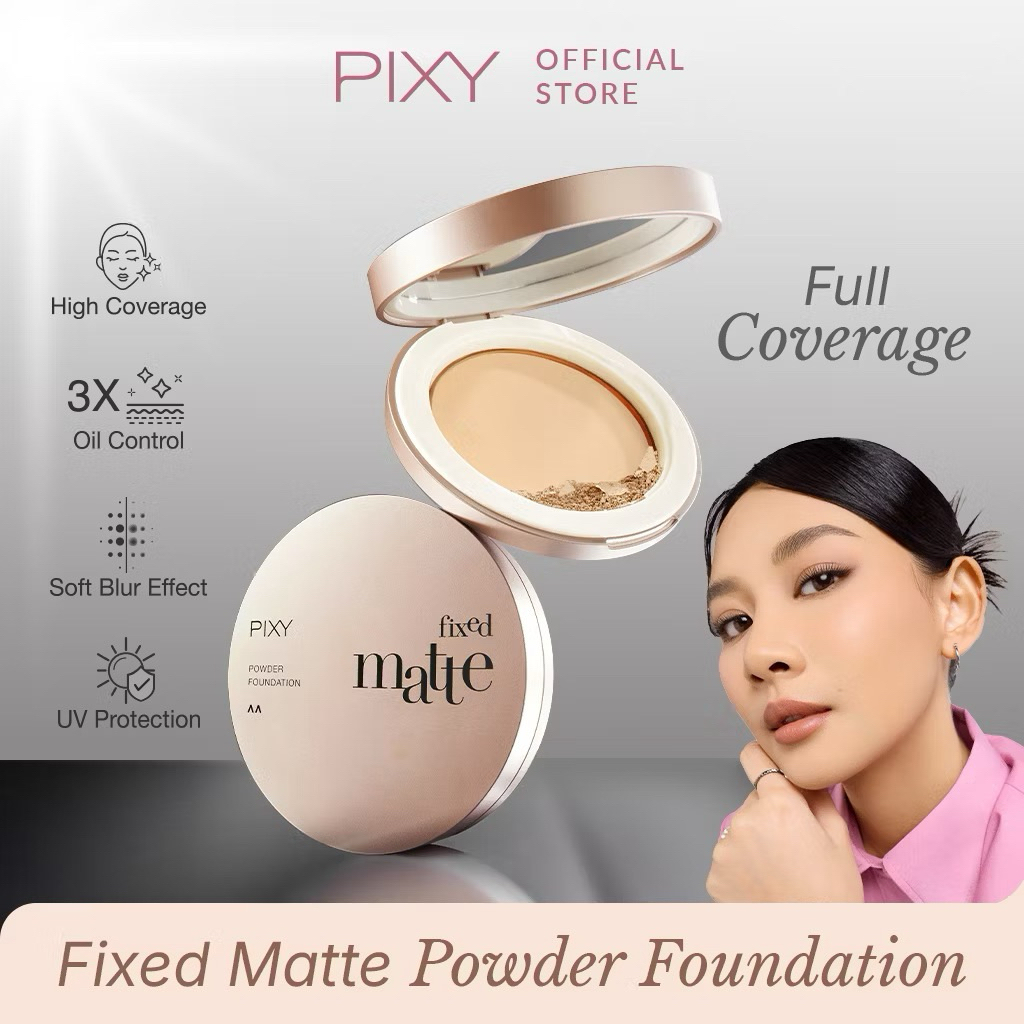 Pixy fixed matte powder foundation