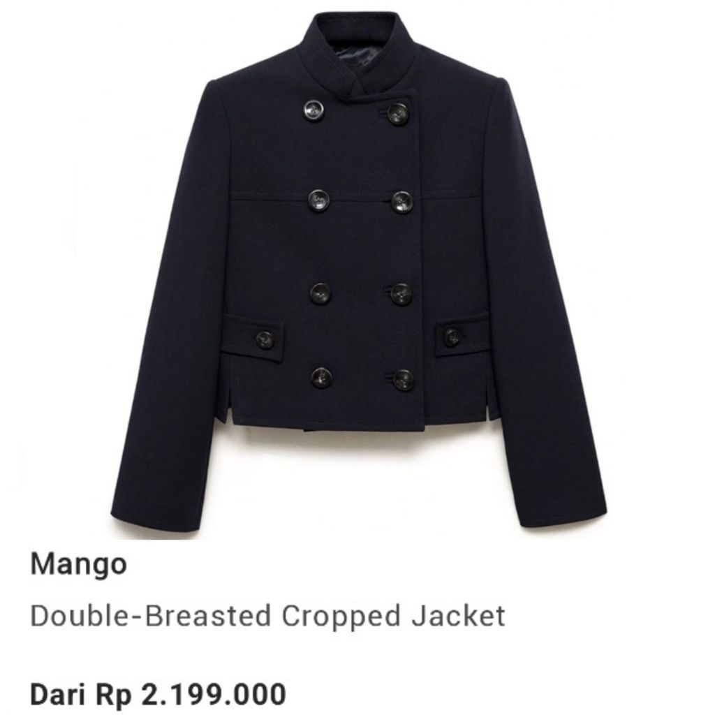 Mango Navy Jacket