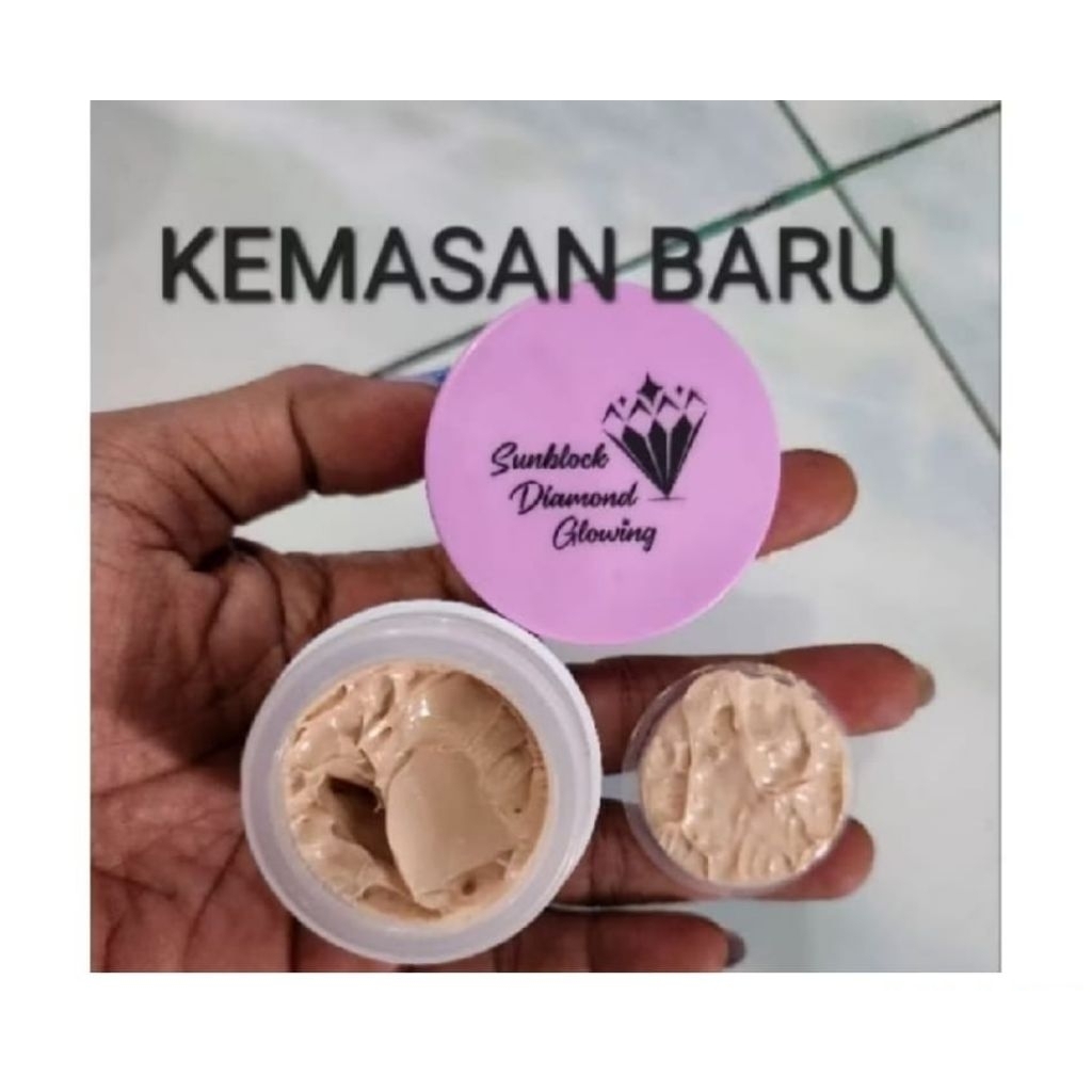 Sunblock diamond glowing (baru)