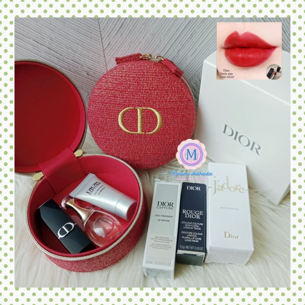 Paket Di*r Red Purse Set