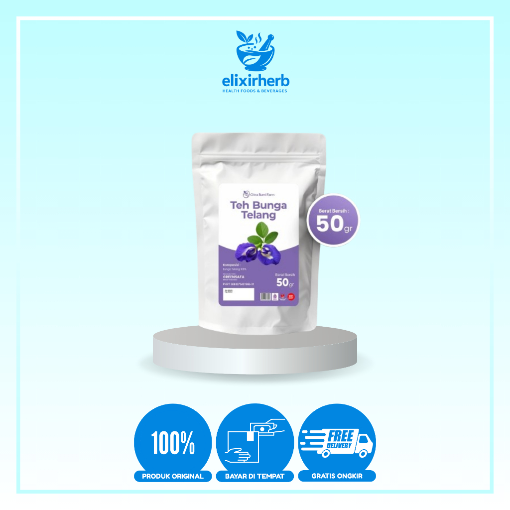 CBF Teh Bunga Telang Kering 50g
